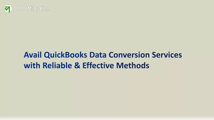 avail quickbooks data conversion services with