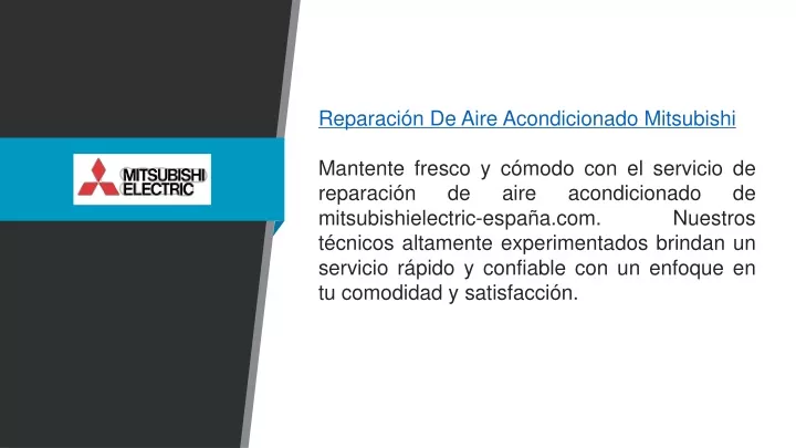 reparaci n de aire acondicionado mitsubishi