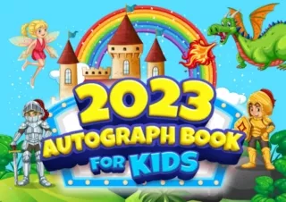 {Pdf} Autograph Book For Kids: Collect The Signatures Of Your Favorite Celebriti