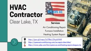 HVAC Contractor Located in Clear Lake, TX