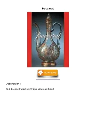 [PDF] DOWNLOAD Baccarat android