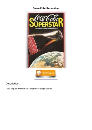 Download Book [PDF] Coca-Cola Superstar read