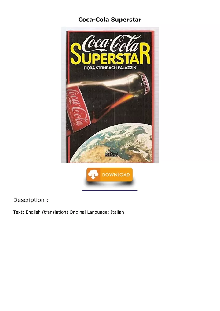 coca cola superstar