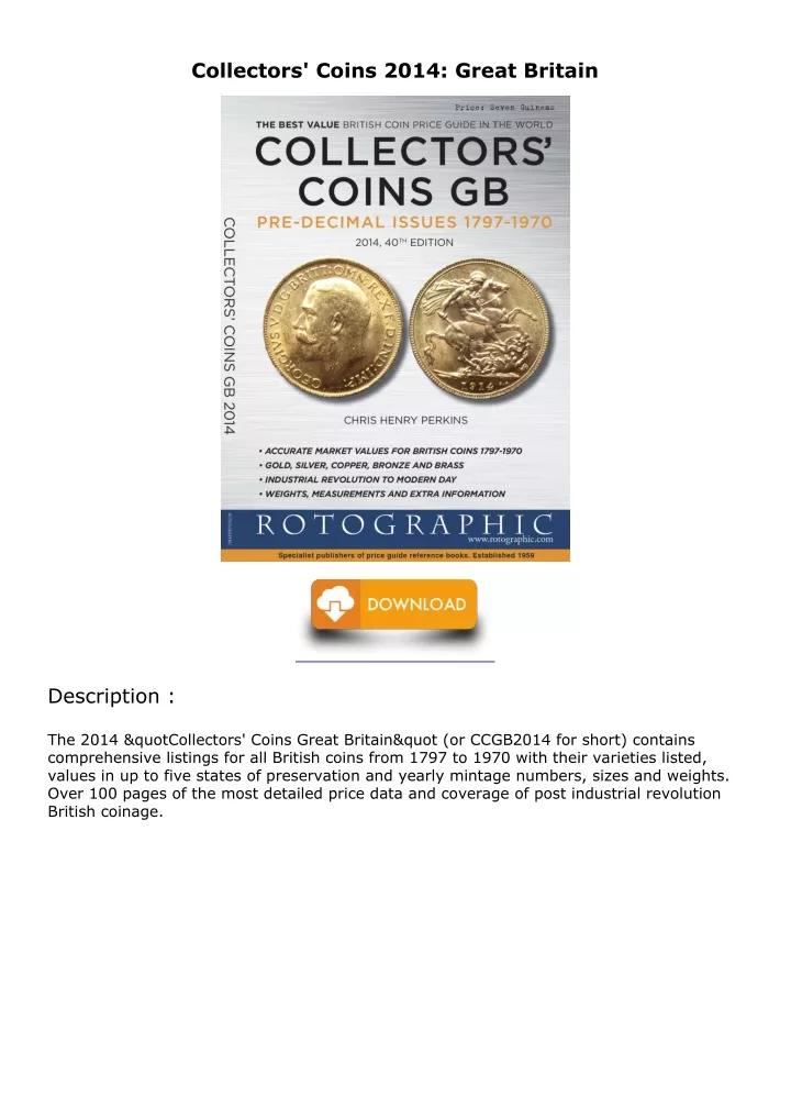 collectors coins 2014 great britain