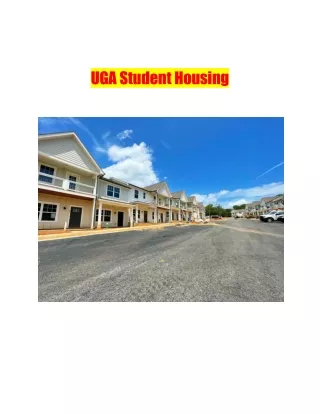 UGA Student Housing