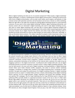 digital marketing