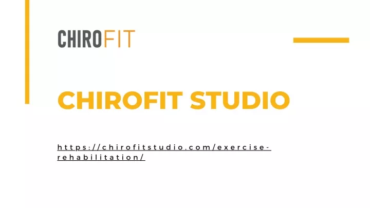 chirofit studio