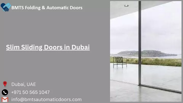 slim sliding doors in dubai