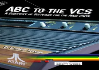 (PDF) Download ABC To The VCS: A Directory of Software For the Atari 2600