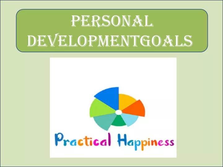 personal developmentgoals