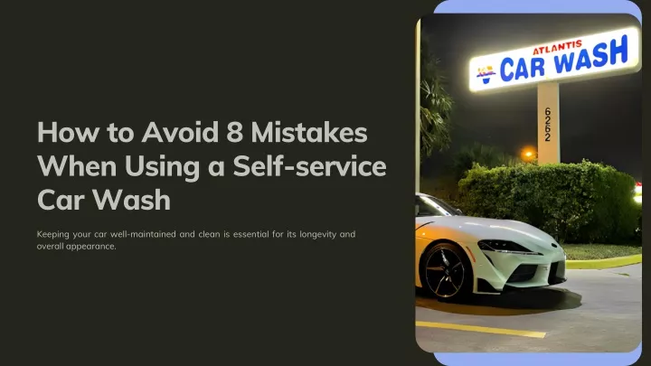 how to avoid 8 mistakes when using a self service