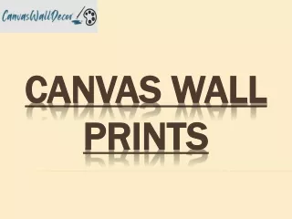 Canvas Wall Prints