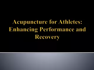acupuncture for athletes enhancing performance and recovery