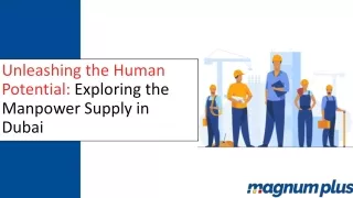 Unleashing the Human Potential_Exploring the Manpower Supply in Dubai_