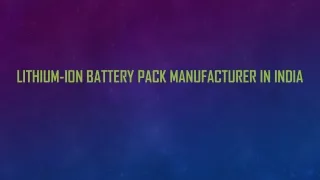 Lithium-ion-Battery-Pack-Manufacturer-in-India