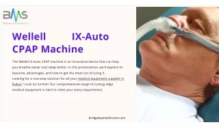 Wellell-IX-Auto-CPAP-Machine