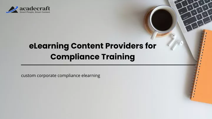 elearning content providers for compliance