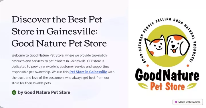 discover the best pet store in gainesville good