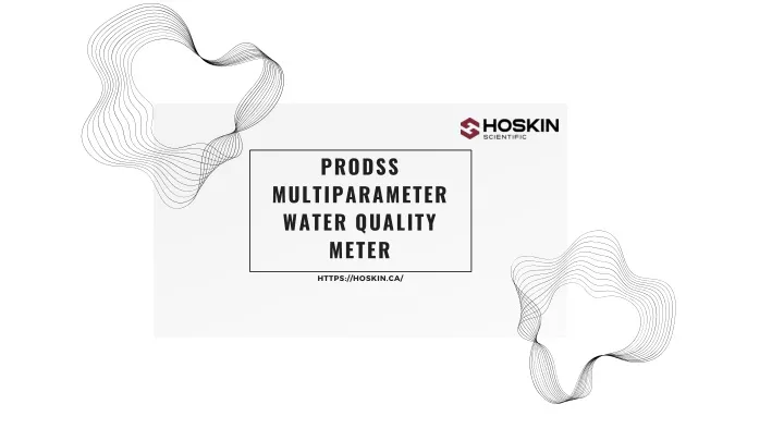 prodss multiparameter water quality meter