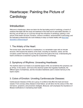Heartscape_ Painting the Picture of Cardiology