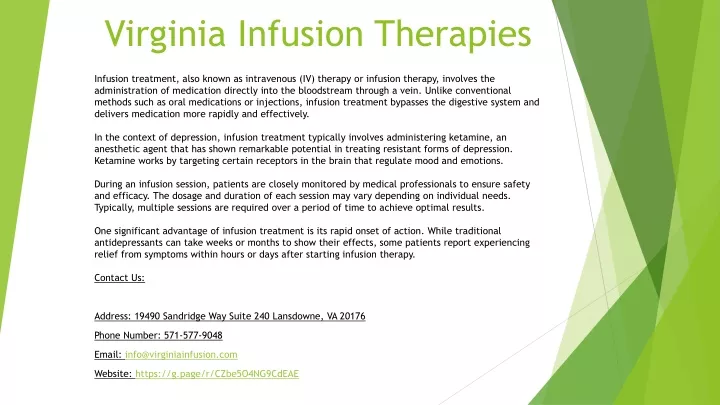 virginia infusion therapies