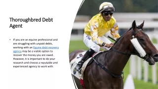 Thoroughbred Debt Agent