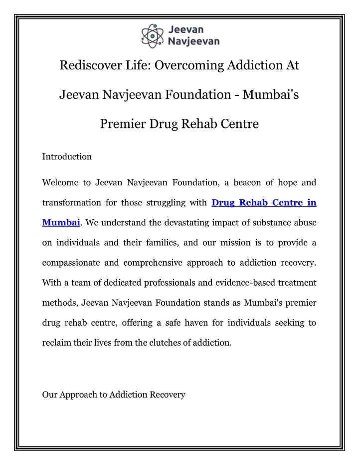 rediscover life overcoming addiction at
