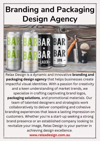 Branding and Packaging Design Agency