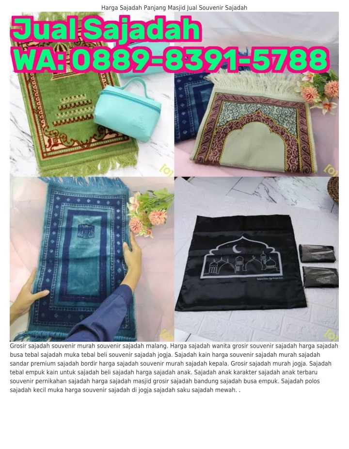 harga sajadah panjang masjid jual souvenir sajadah