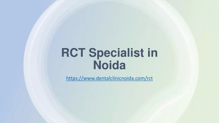 rct specialist in noida