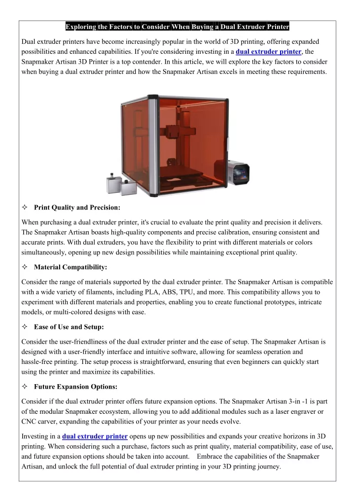 exploring the factors to consider when buying