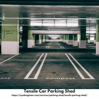 Tensile Car Parking Shed