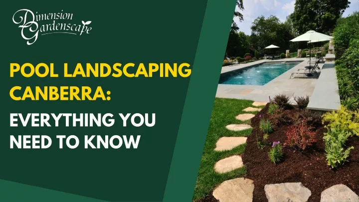 pool landscaping canberra