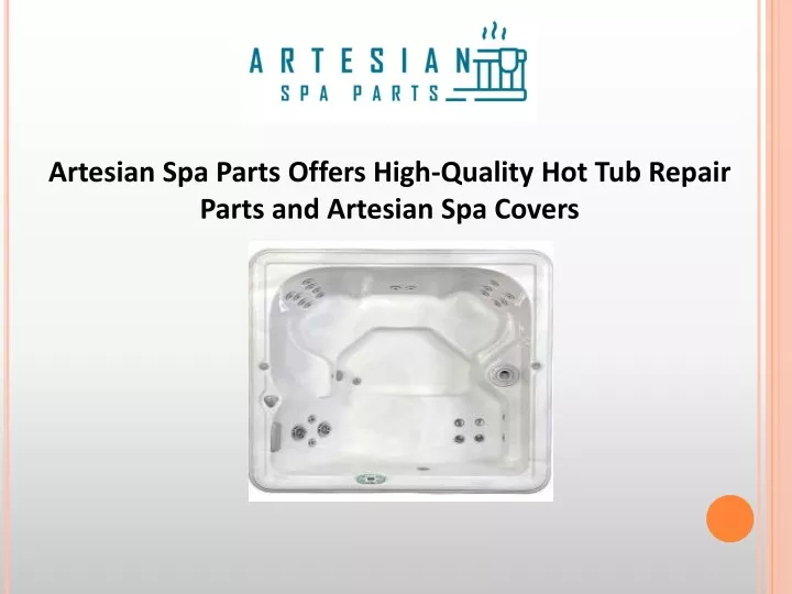artesian spa parts offers high quality
