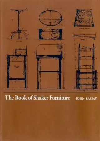 Read ebook [PDF] The Book of Shaker Furniture