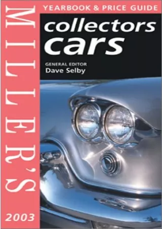 READ [PDF] Collectors Cars Yearbook & Price Guide 2003