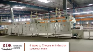 6 Ways to Choose an industrial conveyor oven