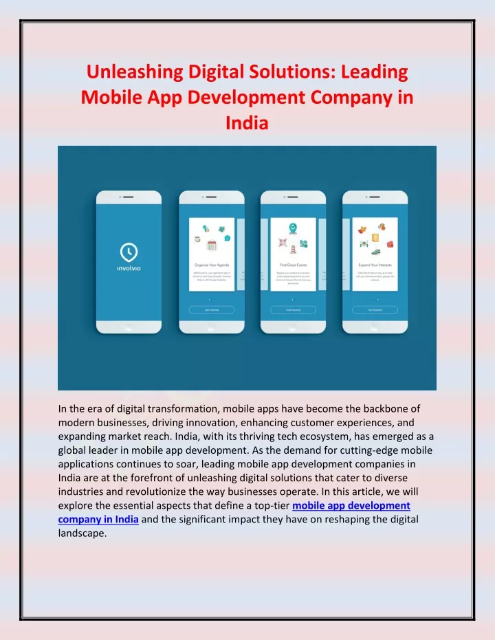 unleashing digital solutions leading mobile