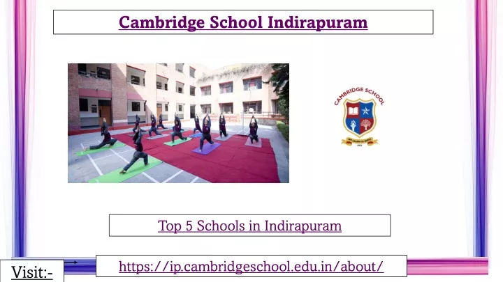 cambridge school indirapuram