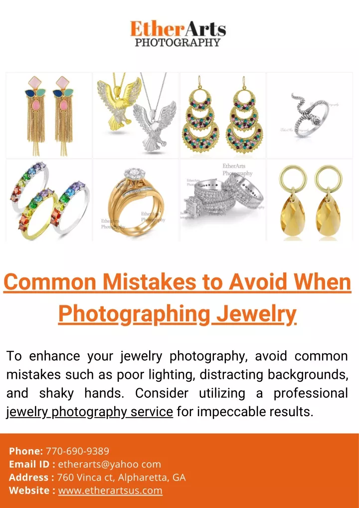 common mistakes to avoid when photographing