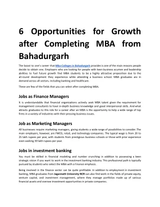 6 Opportunities for Growth After Completing MBA from Bahadurgarh.docx