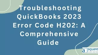 Error H202 in QuickBooks Desktop: A Comprehensive Guide