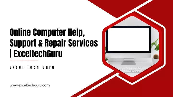 online computer help support repair services