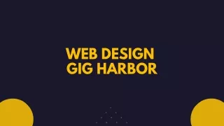 web design gig harbor