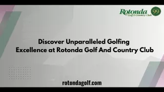 Discover Unparalleled Golfing Excellence at Rotonda Golf And Country Club (2)