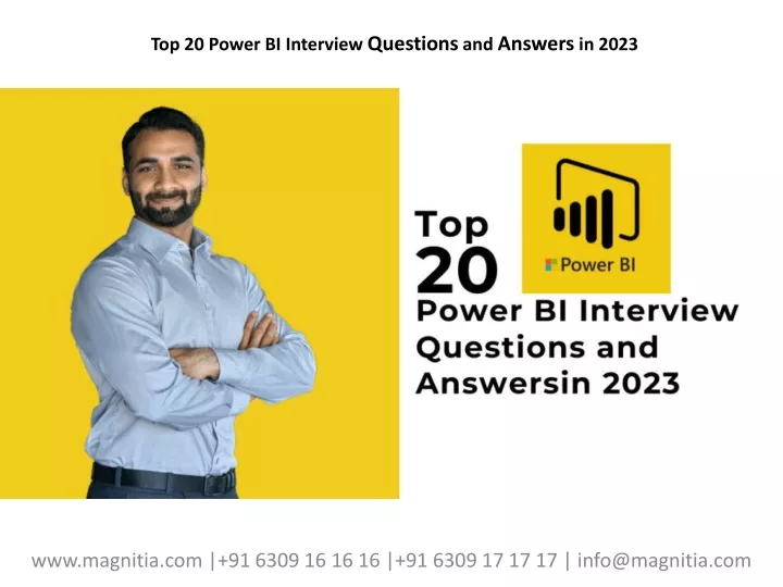 top 20 power bi interview questions and answers