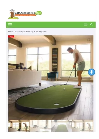 SIGPRO Tap In Putting Green