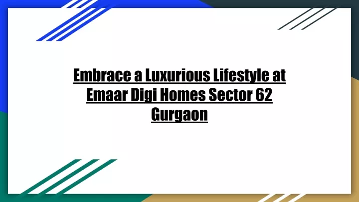 embrace a luxurious lifestyle at emaar digi homes