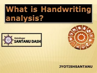 What is Handwriting analy-sis