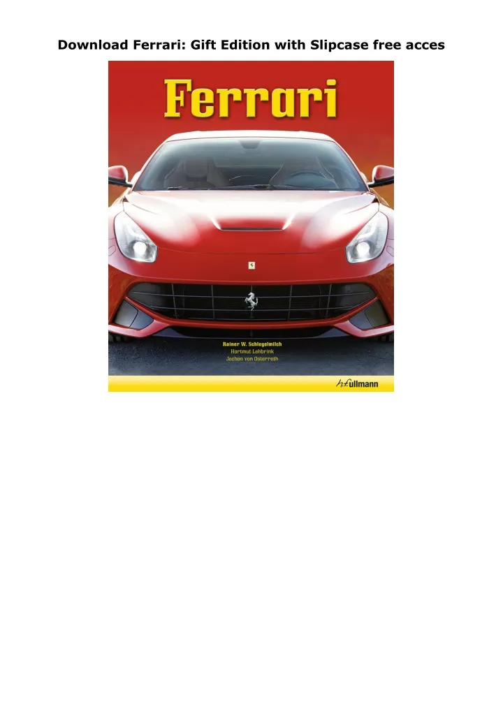 download ferrari gift edition with slipcase free